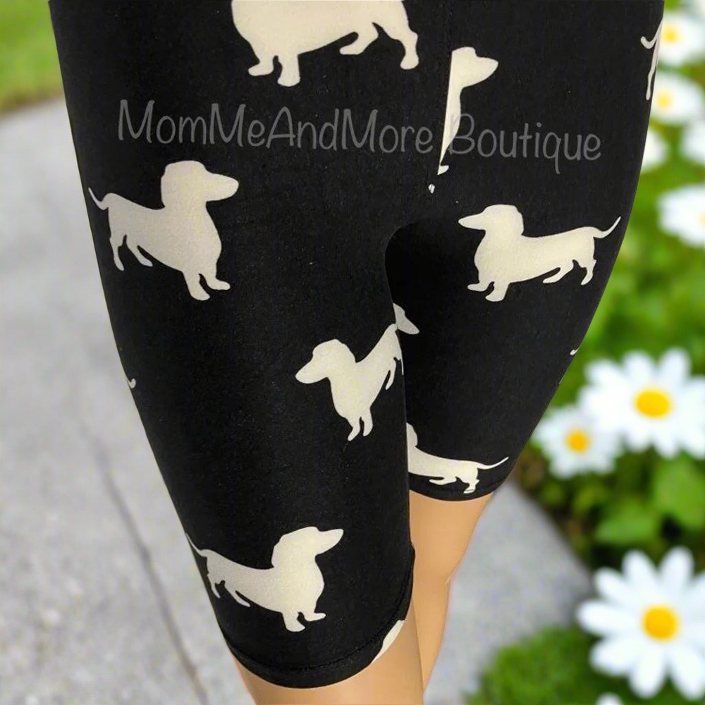 NEW Womens Dachshund Dog Biker Shorts, Sizes S, M, L, 1xl, 2